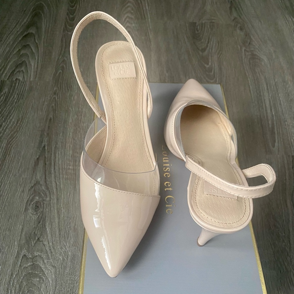 Beautiful heeled shoes from Nordstrom store. Never worn. Size 7-7.5. Elegant